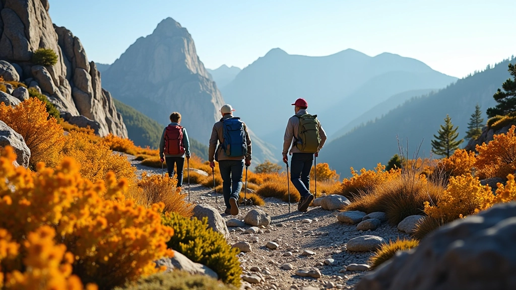 Piękna ścieżka trekkingowa prowadząca przez skalne formacje w Ojcowskim Parku Narodowym